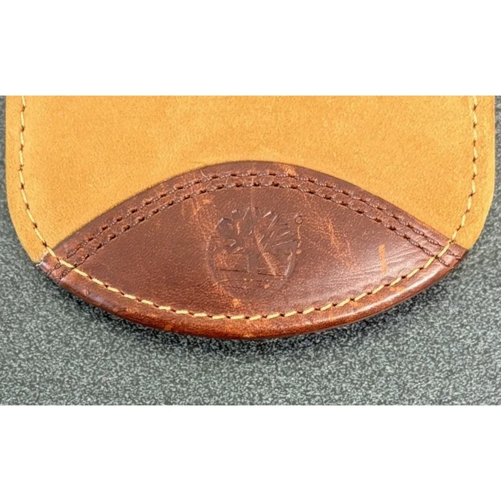 Vintage Timberland Leather Snap Closure Coin Pouch USA Made